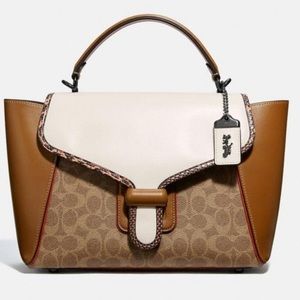 Coach Courier Carryall In Colorblock Signature